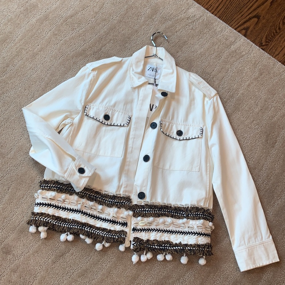 Zara Tassel Seashells Jacket‎ - Picture 6 of 17
